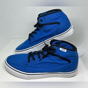 Vans Production Sample High Top Sneakers, Skater, Royal Blue, 1 of 1, Sz W 10.5